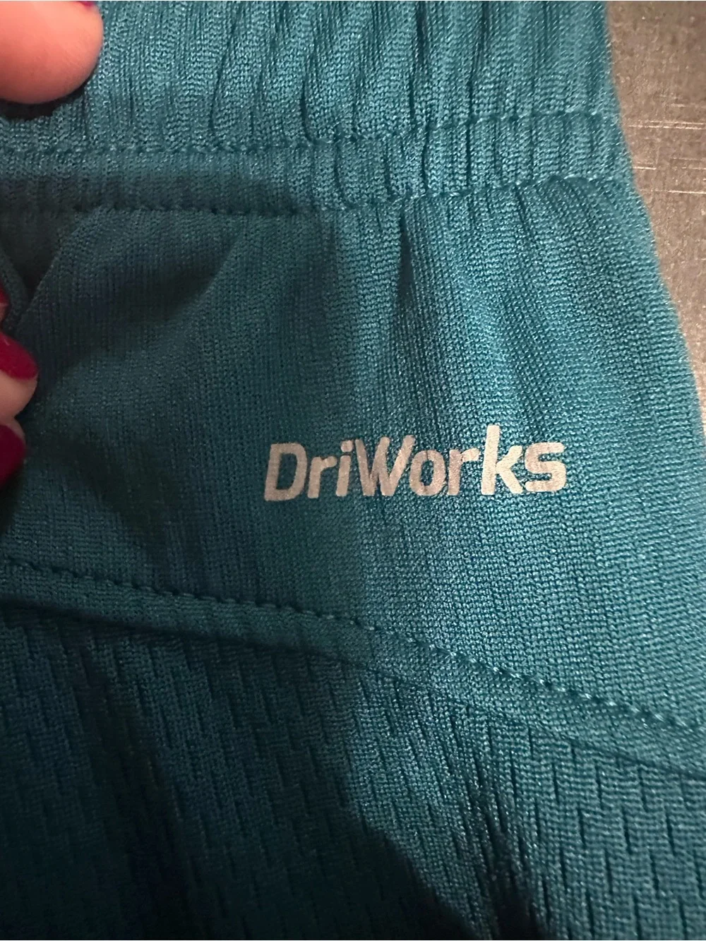 Boys Athletic Works Active Teal Pants size 8